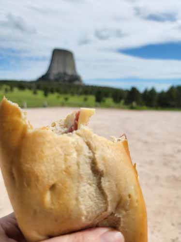 homemade-sandwich-being-held-up-in-front-of-a-mountain