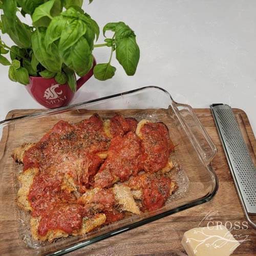 chicken strips used to make chicken parm