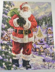 Finished Santa puzzle.
