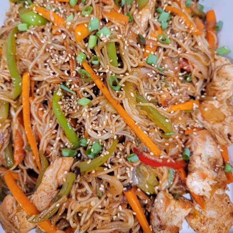 The BEST Yakisoba Recipe to make on a Blackstone Grill